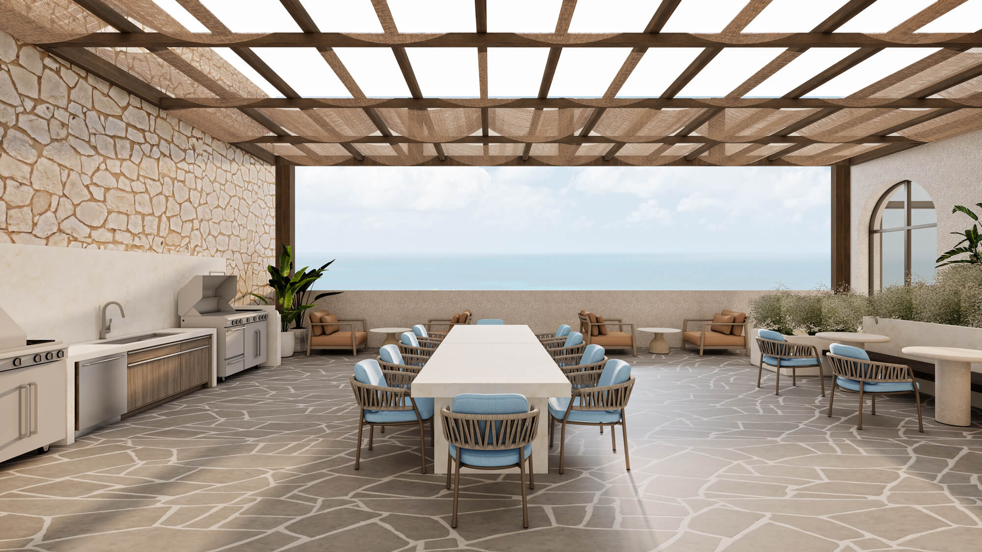 Terrace by the Sea BBQ Pit & Lounge @ Level 8